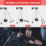 LAT Pulldown Attachments Pulley System Gym Tricep Rope Pull Down Training Cable Machine LAT Pulldown Machine for Home Gym - Image 5