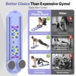 Pilates Board, Foldable Pilates Reformer Equipment with Timer, 7-in-1 Multi-Purpose Portable Pilates Reformer Machine Home Pilates Kit for Home Workout, Fitness, Exercise, Abs, Core Equipment - Image 9