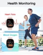Fitness Tracker 2025 Ver. (Answer/Make Calls), 1.85" Smart Watch Fitness Watches for Women Men with 24/7 Heart Rate Blood Oxygen Monitor Sleep Tracker 100+ Sport Modes IP68 Waterproof (Pink) - Image 6