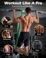 Zacro Resistance Bands, 6 Resistance Levels Pull Up Assistance Bands, Exercise Bands for Men&Women, Heavy Duty Resistance Band Set with Door Anchor, for Working Out, Muscle Training, Physical Therapy - Image 4