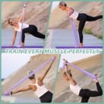 Stretch Bands for Exercise, 5 Levels Resistance Bands for Working Out, Exercise Bands for Physical Therapy, Pilates, Rehab, Stretch, Strength Training and Yoga Starter Set - Image 7