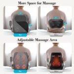 Shiatsu Low Back Massager - FSA HSA Eligible,3D Kneading Massage Pillow for Pain Relief Deep Tissue,Portable Rolling Massager for Home Office,Gifts for Mom Dad Women Men - Image 6