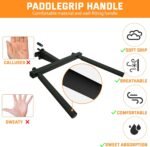 Upgraded-Dip Bar Attachment for 2"x2" Squat Rack, Heavy Duty Power Rack Attachment with 5/8" or 1" Hole, Weight Rack Accessories for Strength Training, Chest, Triceps & Shoulder Workouts, Support 800 LBS - Image 6