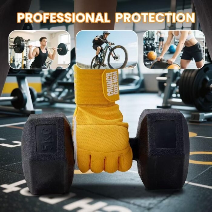 FlexGrip – Goat Leather Palm, Silicone Grip, Breathable, Touchscreen, Multi-Use Fitness Gear for Men & Women - Image 8
