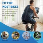 Bike Seat Cushion Wide for Women – Gel Padded Bicycle Seat Cushion, Comfort and Soft Memory Foam Bike Saddle Cover for Peloton, Stationary, Exercise, Mountain Bikes - Image 8