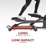 Sunny Health & Fitness Full Body Workout Elliptical Trainer with Digital Performance Monitor, Low Impact Exercise, and Optional Bluetooth with Exclusive SunnyFit App - Image 6