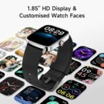 Smart Watch for Men Women, 1.85" HD Smartwatch Compatible iPhone/Samsung/Android (Answer/Make Calls), 100+ Sport Modes Fitness Tracker with Heart Rate/Sleep/SpO2 Monitor, IP68 Waterproof, with 2 Bands - Image 9