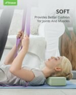 Trideer Yoga Blocks 2 Pack, Soft Non-Slip Surface Premium Foam Blocks, Supportive, Lightweight, Odor Resistant, Yoga Accessories for Pilates Meditation General Fitness Stretching Toning - Image 5