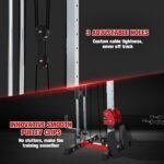 Wall Mounted Cable Station, Multi-Functional Upper Body Weight Machine - Image 5
