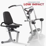 Sunny Health & Fitness Compact Performance Recumbent Bike w/Dual Motion Arm/Leg Exercisers for Senior Home Training w/Quick Adjust Seat & Optional Exclusive Free SunnyFit App Bluetooth Connectivity - Image 4