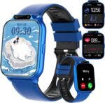 Kids Smart Watch Boys with Fitness & Sleep Tracker, Waterproof Smart Watch for Kids Age 5-12, Sport Modes Heart Rate SOS Button HD Camera DIY Dial Games Music Recorder, NO APP/Phone, Boys Gifts Toys - Image 2