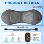 3 in 1 Electric Lumbar Support Pillow with Adjustable Height for Bed and Chair, Triple Fusion Back Massager, Back Massager with Heat,Back Support Pillow for Lower Back Pain Relief, Unisex - Image 3