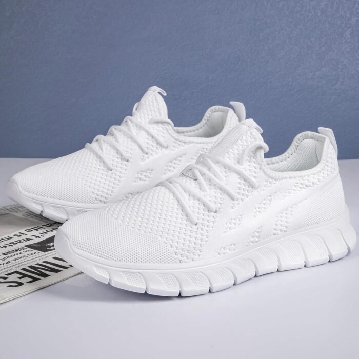Running Shoes Women Tennis Walking Sneakers Slip On Gym Shoes Non Slip Workout Sneakers for Womens Casual Mesh Footware Fashion Lightweight - Image 6