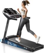 Treadmills for Home Use, Walking Pad Treadmill with Incline, Auto Foldable Treadmill for Home, 8.0 MPH Running Treadmill with Bluetooth Enabled, 300 lbs User Capacity - Image 2