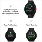 POLAR Pacer Ultra-Light GPS Fitness Tracker Smartwatch for Runners; S-L, for Men or Women, Black - Image 7