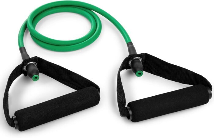 Champion Sports Resistance Tube Bands for Men and Women, Extra Light to Super Heavy Resistance - Durable Fitness Band for Strength Training, Stretching, Rehabilitation - Premium Home Workout Equipment - Image 2