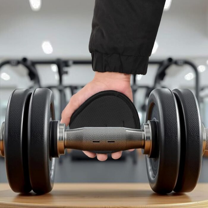 Gym Grips Pads - Neoprene Gloves Gym Palm Protector Weight Lifting Grips Replacement of Workout Gloves Men and Women - Lifting Grip Pads for Weightlifting, Calisthenics & Pull Ups. - Image 2