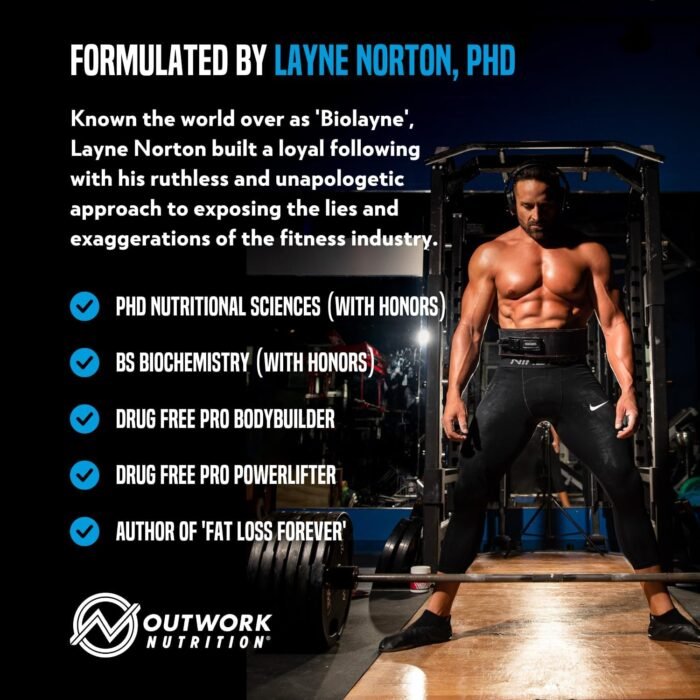 Outwork Nutrition Pre Workout Powder for Men & Women - Pre-Workout Supplements Without Creatine, Nootropic Preworkout with Citrulline Malate Beta Alanine Taurine Rhodiola Caffeine (Blue Raspberry) - Image 5