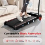 RHYTHM FUN Treadmill with Incline, Walking Pad Treadmill with Handle Bar, Walking Pad with Incline 300lbs Foldable Treadmills with APP, Portable Folding Treadmills for Home/Office with Low Noise - Image 6