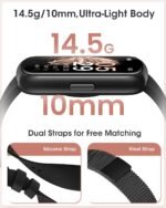 Fitness Tracker, Smart Watches for Women/Men, 24/7 Heart Rate Monitor Watch with Sleep Tracker, Step Counter, 20+ Sport Modes Fitness Watches for Women/Men, Android Smart Watch for Phones - Image 3