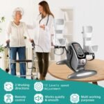 Motorized Pedal Exerciser, Electric Pedal Exerciser for Arm and Leg Low Impact Exercise Rehabilitation, No Resistance, Suitable for Seated Leg Exercise and Arm Exercise for Elderly People - Image 8