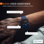aeac Smart Watch Fitness Watch for Men Women, Alexa Built-in & Stable Bluetooth Call, with Heart Rate/SpO2/Sleep Monitor, 100 Sports, IP68 Waterproof Smartwatches for iOS Android - Image 4
