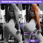 Booty Bands for Working Out, Blood Flow Restriction Bands for Women/Men, Adjustable Velcro Occlusion Resistance Bands BFR Training Bands for Glutes & Hip Building 2 Pack - Image 7