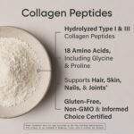 Sports Research Collagen Peptides for Women & Men, Unflavored, 16 oz., Hydrolyzed Type 1 & 3 Collagen Powder Protein Supplement for Healthy Skin, Nails, Bones & Joints - Image 5
