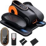 Under Desk Elliptical Machine, Morelax Ellipse Leg Exerciser for Seniors Fully Assembled, Quiet & Portable Electric Seated Pedal Exerciser with Remote Control & 12 Adjustable Speeds - Image 2