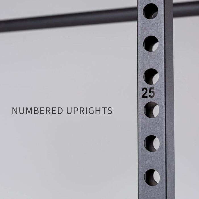 REP Fitness Power Rack – PR-1000 – Dual Pullup Bars, Numbered Uprights, 1000 lb Rated, and Optional Upgrades - Image 6