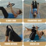 Pilates Ring Fitness Circle 14" Yoga Rings Magic Circle with Dual Padded Handles for Toning Arms, Thighs/Legs & Core,Home Exercise Equipment - Image 8