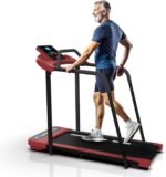 Senior Fitness Treadmill, 400 lb Capacity, Safe Design with Full-Length Rails, Low Step-Up Height, 0.2–4 MPH Motorized Walking Treadmill for Elderly, Recovery & Home Exercise - Image 2