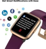 Fitness Tracker Watch with Heart Rate Monitor, Large Screen Activity Tracker with Pedometer, Sleep Monitor, Calories & Step Counter, 5ATM Waterproof Smart Watch for Women Men Fitness Watch for Sports - Image 5