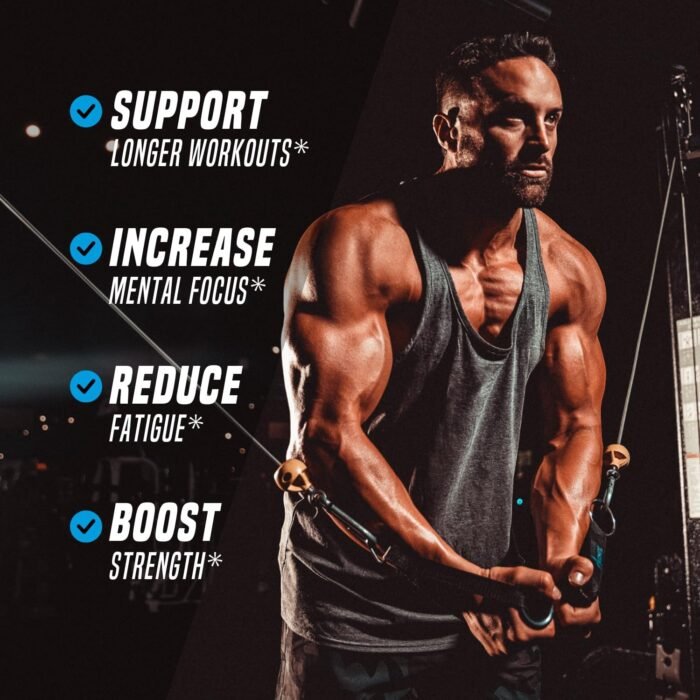 Outwork Nutrition Pre Workout Powder for Men & Women - Pre-Workout Supplements Without Creatine, Nootropic Preworkout with Citrulline Malate Beta Alanine Taurine Rhodiola Caffeine (Blue Raspberry) - Image 3