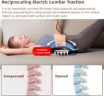 Electric Lumbar Traction Device, Multifunctional Back Traction Device with Dynamic Airbag Traction, 20-Level Electrotherapy, 3-Level Vibration Massage and Thermal Therapy from 113 to 131℉ - Image 4