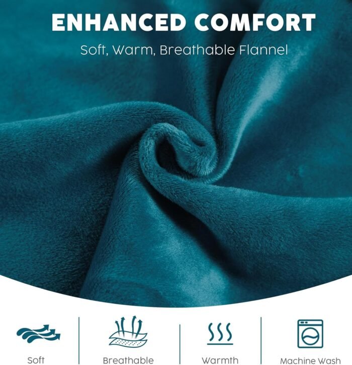 Weighted Electric Heating Pad for Neck, Shoulders and Back Pain Relief | Father's Day Gifts for Dad Husband,Gifts for Men Women, Birthday, Christmas | Fast Heating, 6 Heat Settings, 4 Timers, Auto‑Off - Image 7