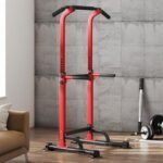 SogesPower Power Tower Dip Station Pull Up Bar for Home Gym Adjustable Height Strength Training Workout Equipment,Pull Up Bar Station - Image 5