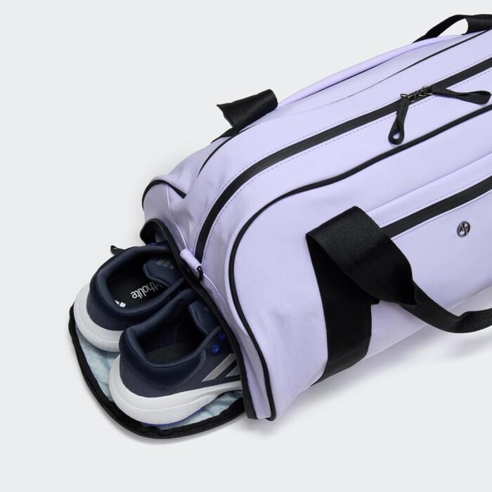 Pander 28L Large Gym Duffle Bag with Shoe Compartment, Fit for Travel, Weekend, Sports, Workout, Overnight.(Pale Purple) - Image 5