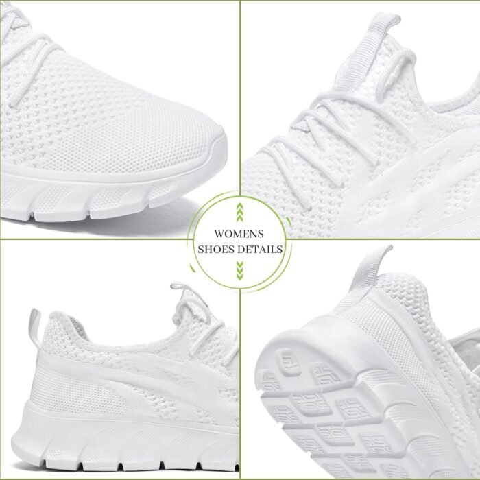 Running Shoes Women Tennis Walking Sneakers Slip On Gym Shoes Non Slip Workout Sneakers for Womens Casual Mesh Footware Fashion Lightweight - Image 5