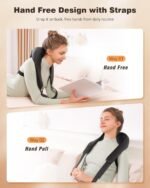 Neck and Shoulder Massager with Heat, Cordless Back and Neck Massager, FSA HSA Eligible, Upgraded Graphene Heating, 4D Shiatsu Deep Kneading Massage for Shoulder, Back, Lumbar, Leg, Gifts for Dad, Man - Image 5