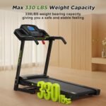 FYC Folding Treadmill for Home with Incline 330lb Weight Capacity 3.5HP Portable Electric Treadmill with Bluetooth, 12 Preset Programs Exercise Running Machine Easy Assembly - Image 5