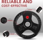Cast Iron 2-Inch Olympic Plate Weight Plate for Strength Training and Weightlifting, Multiple Sizes - Image 4