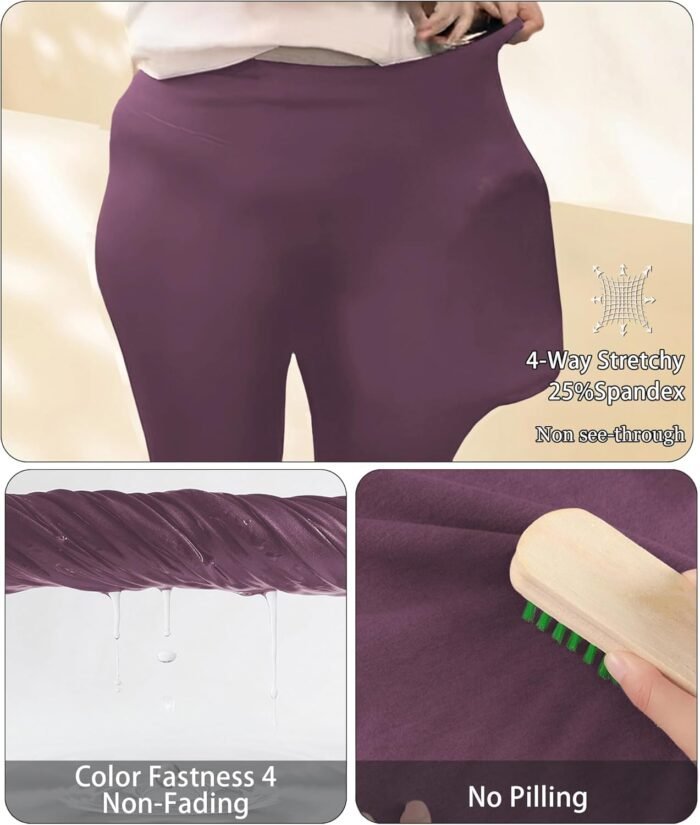LALAGEN Women Plus Size Biker Shorts with Pockets - Tummy Control Gym Workout Running Yoga Volleyball Athletic Shorts - Image 3