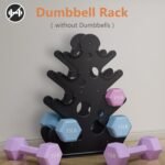 Dumbbell Rack Stand Only(Dumbbells Not Included) - Dumbbell Storage Rack with/without Wheels, Space Saver for Home Gym. - Image 7