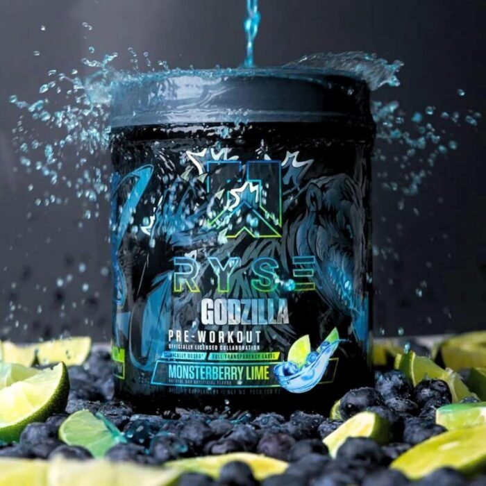 RYSE Godzilla X Noel Deyzel Pre Workout Powder - Monsterberry Lime - 400mg Caffeine, High Stim Pre-Workout for Men & Women with Citrulline & Beta Alanine - Energy, Pump & Focus - 20/40 Servings - Image 6