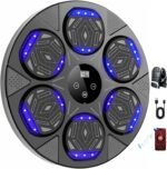 Music Boxing Machine for Adults & Kids with Gloves - Wall-Mounted Bluetooth Trainer, 9 Modes & LED Display, Large-Size Smart Boxing Equipment for Home Gym & Family Fitness Gifts - Image 2