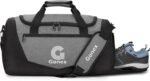 Gonex Gym Duffel Bag with Shoe Compartment Wet Pocket, Large Capacity Sports Duffle Bag for Men Women, Workout & Travel Bag with Multiple Pockets, Black/Gray, Small (30L) - Image 2