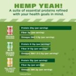 Manitoba Harvest Hemp Yeah Organic Max Fiber Protein Powder, Unsweetened, 16oz, with 13g of Fiber, 13g Protein and 2.5g Omegas 3&6 per Serving, Keto-Friendly, Preservative Free, Packaging May Vary - Image 6