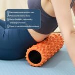 Foam Roller, 15inch Deep Tissue Massager for Muscle Massage, Myofascial Trigger Point Release, Exercise, Yoga, Pilates(Orange) - Image 5