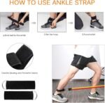 Resistance Bands Set, Himaly Exercise Bands Strength Training Fitness Bands Workout Elastic Bands with Legs Ankle Straps, Door Anchor, Handles & Carry Bag for Home Outdoor Workouts - Image 4